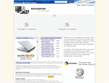 Tablet Screenshot of microserver.com